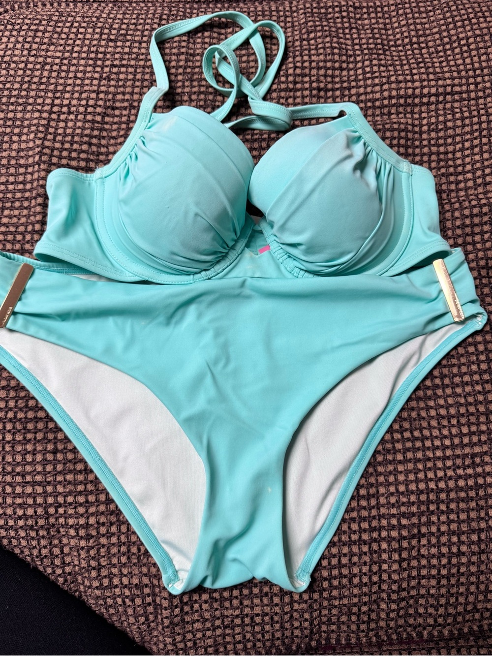 Victoria's Secret Mint Green Bikini Set